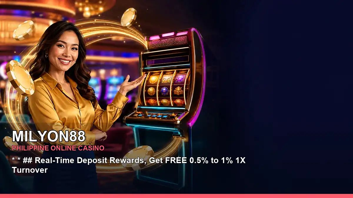 MILYON88 online casino and slot games for Philippine players
